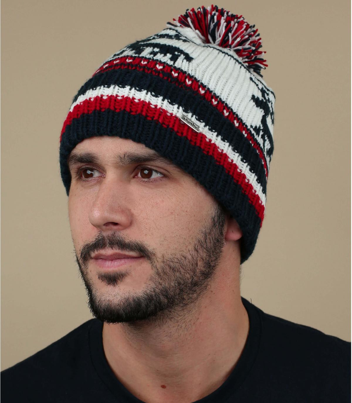 gorro pompóm ciervo blanco Deer snow gorro pompóm ciervo blanco Deer snow